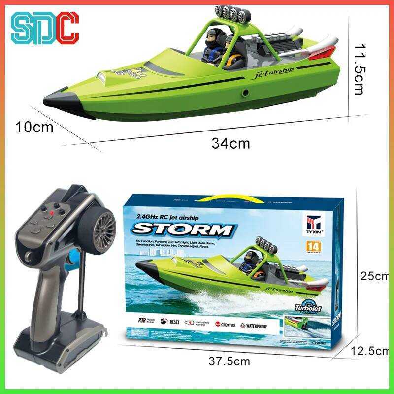 X Ty725 High-Speed RC With Turbojet Pump Low Battery Alarm Function ...