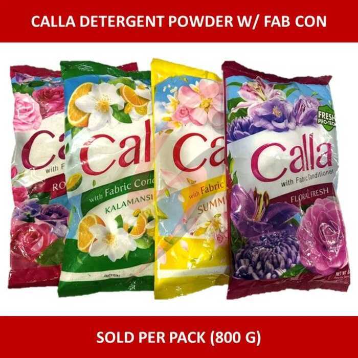 Calla 800G Detergent Powder With Fabcon | Rose Garden, Summer Fresh ...