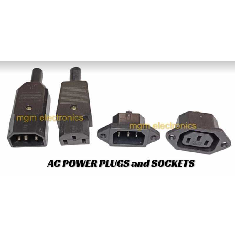 1Pc. AC Power Inline Inlet Socket Plug Connector Receptacle 250V 10A ...