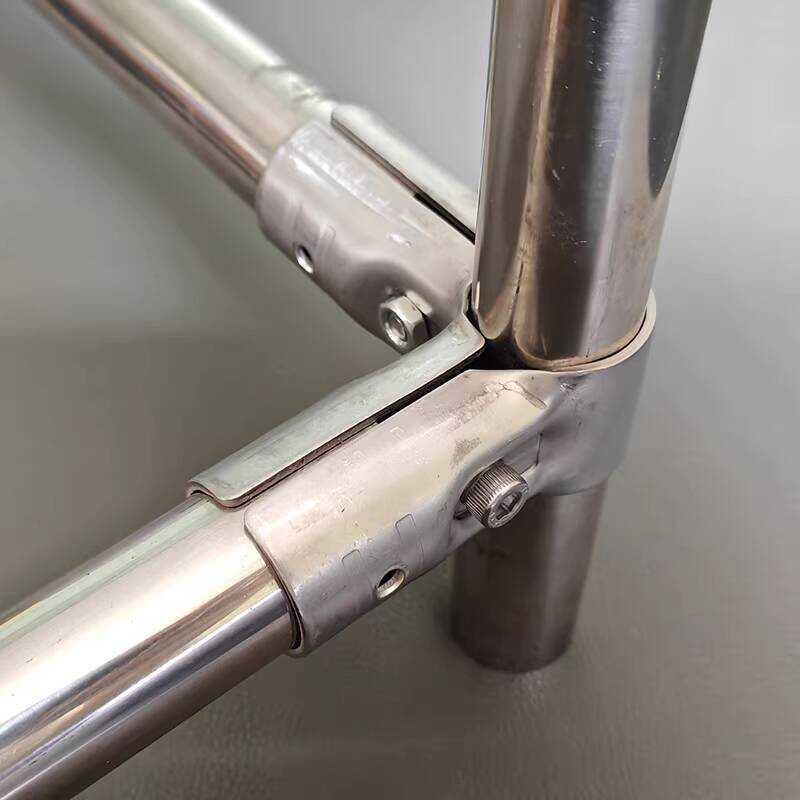 304 Stainless Steel 28MM Fittings Wire Rod Lean Pipe Connectors ...
