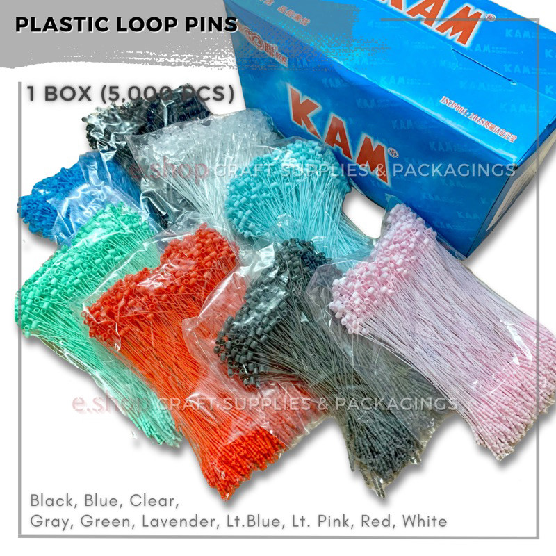 Plastic Loop Pins 1 BOX (5,000pcs) | Shopee Philippines