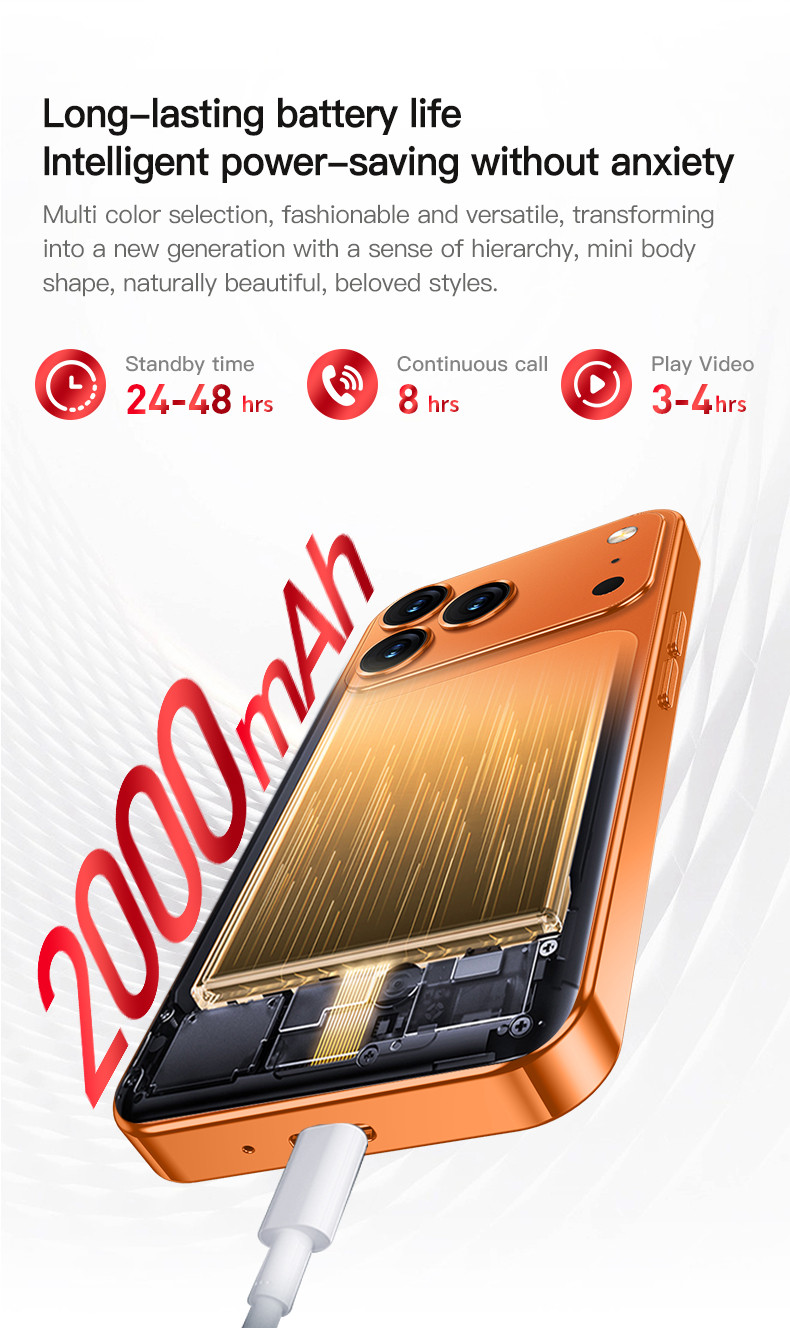 2026 New A19 Pro 4G Smart Mini Phone Android 10.0 4GB+64GB 4.5 inch ...