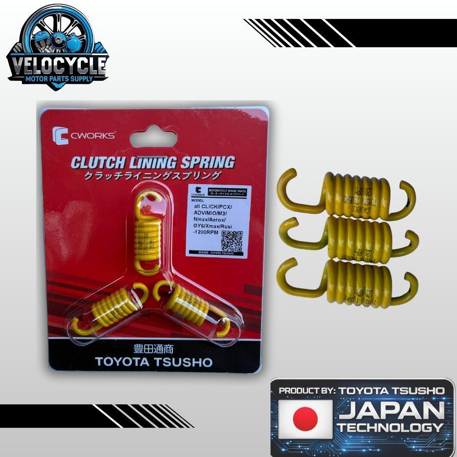 CWORKS Clutch Spring 800/1000/1200RPM Click PCX ADV NMAX Aerox Mio ...