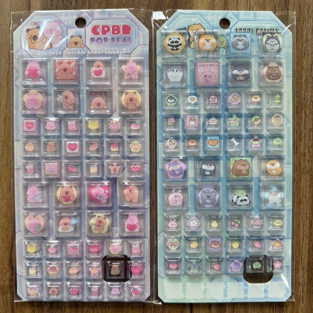 Keyboard Keycap Cute Stickers 4Sheets Aesthetic Waterproof Stickers ...