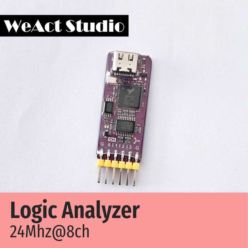 Weact USB Logic Analyzer DLA Mini 24Mhz 8Ch Channels Harare Debug Tool ...