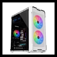 KEYTECH T100 TEMPERED GLASS Side MESH Front panel, Gaming PC Case Black ...