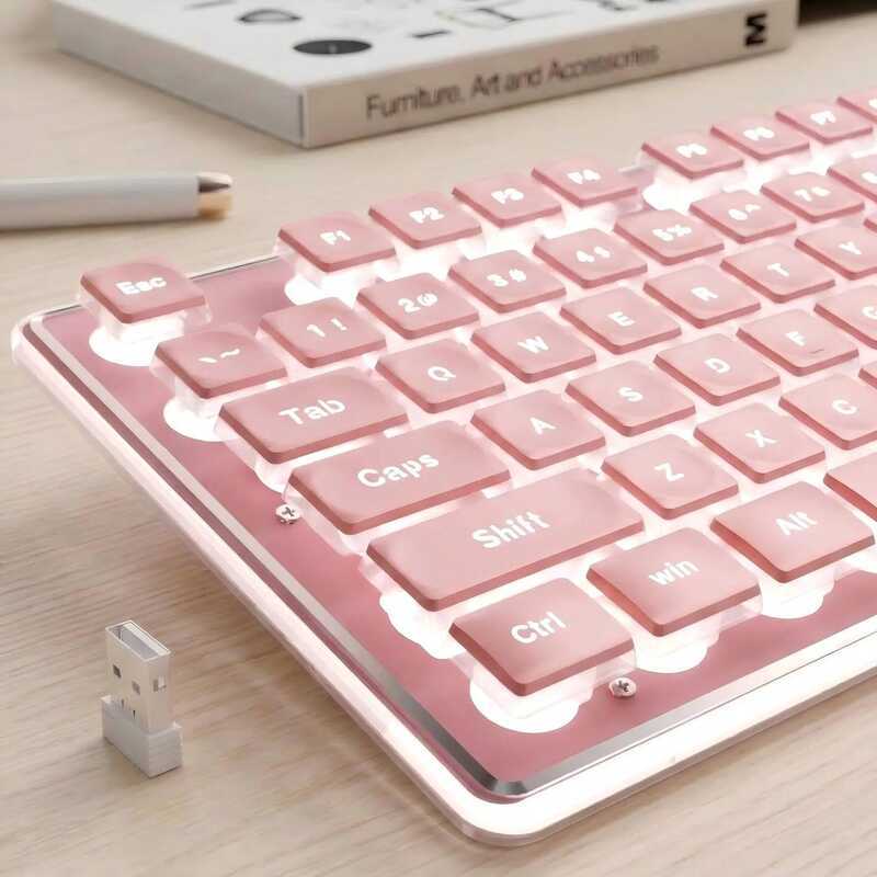X7s Wireless Keyboard 2.4G Backlit Silent Rechargeable Keyboard Hot ...