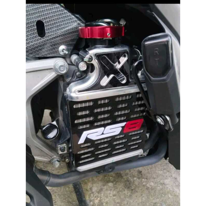 RADIATOR COVER Rs8 NMAX AEROX V1/V2 CLICK 125 / 150 MXI AIRBLAIDE VARIO ...
