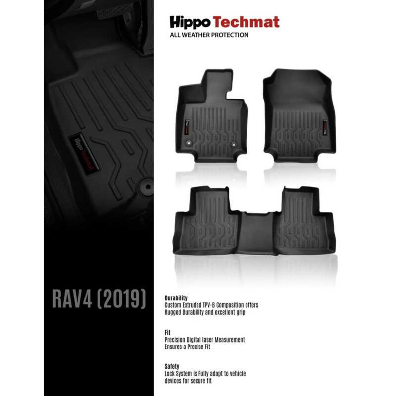 2019-2025 Toyota THAILAND Rav4 MADE HIPPO TECHMAT PRO SERRIES DEEP DISH ...