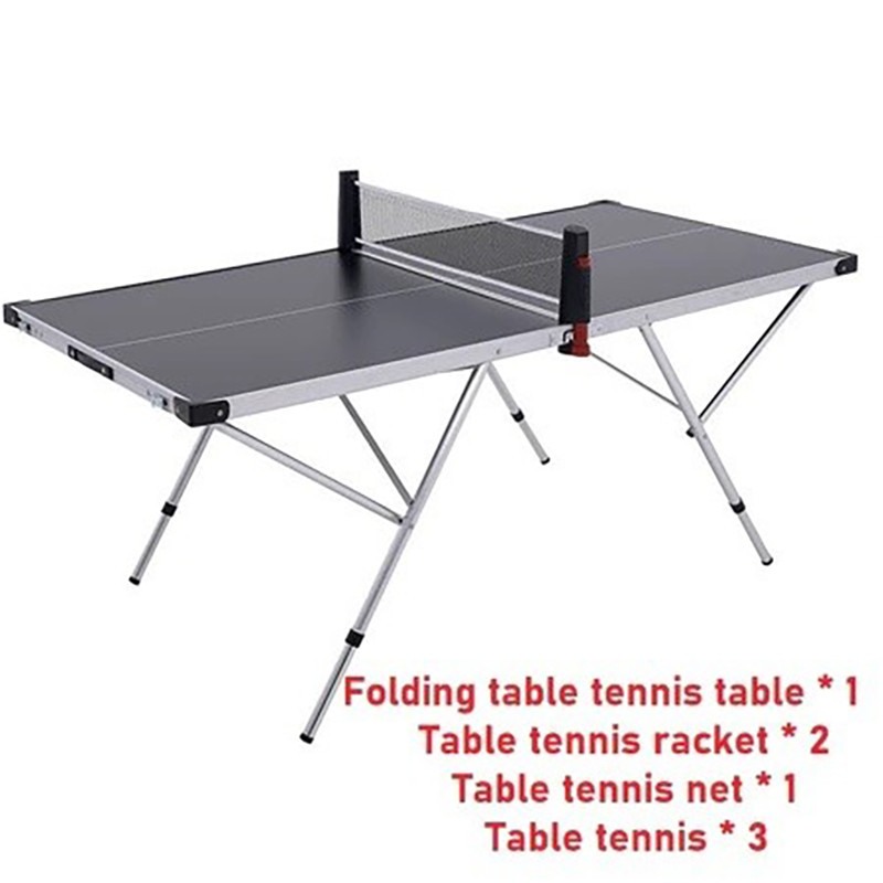 Ping Pong Table Tennis Table Multi-Use Foldable Standing Table Net Set ...