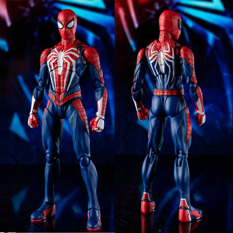 Animatin Marvel WD Spider-Man: PS4 Game Versin Upgraded Suit Figure, Cl ...