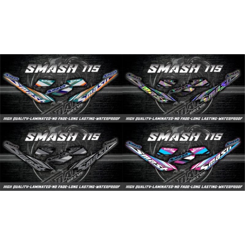 Suzuki Smash 115 Decal Sticker (New Design) | Shopee Philippines