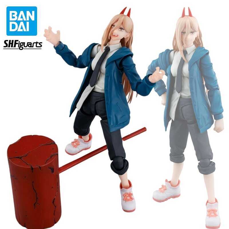 Original BANDAI SHF Chainsaw Man Power 15CM Anime Figure Action Figures ...