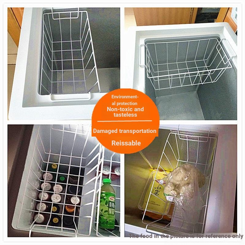 Freezer Hanging Basket Refrigerator Inner Rack Food Storage Universal