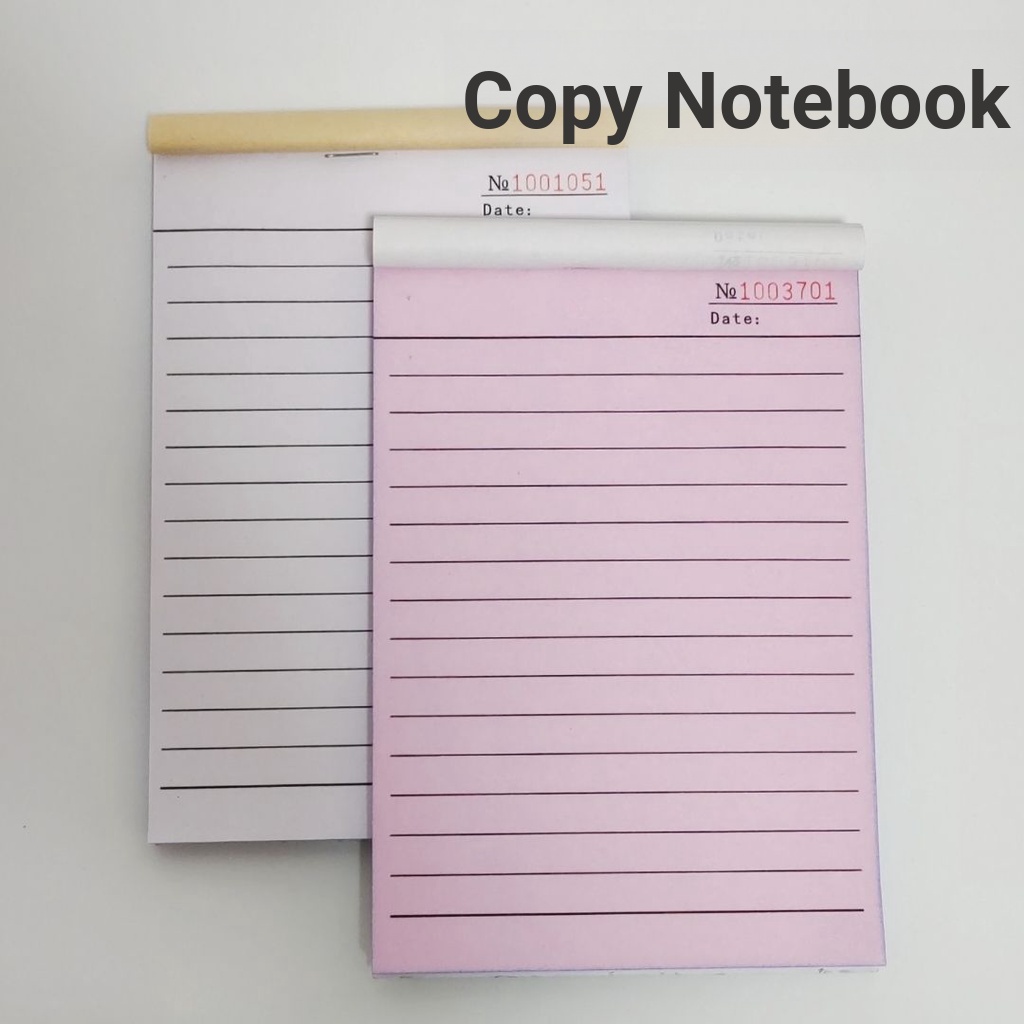 Double Copy Notebook Notepad Record CarbonFree Paper Universal