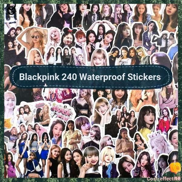 Handbook Stickers blackpink jennierosejisoolisa Pink Ink Mobile Phone ...