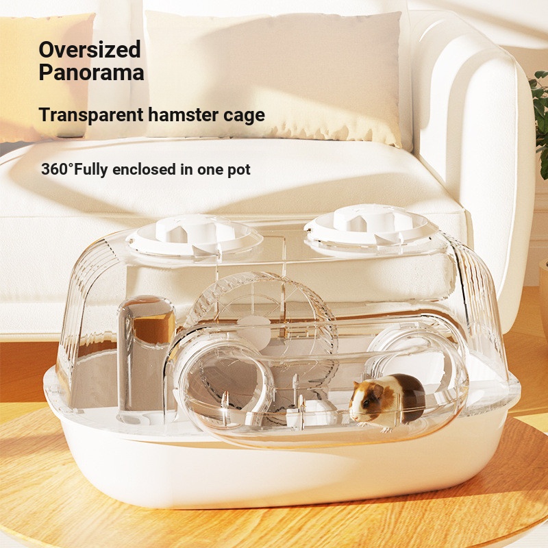 Luxury Hamster Cage Large Space Acrylic Villa Indoor Golden Hamster ...