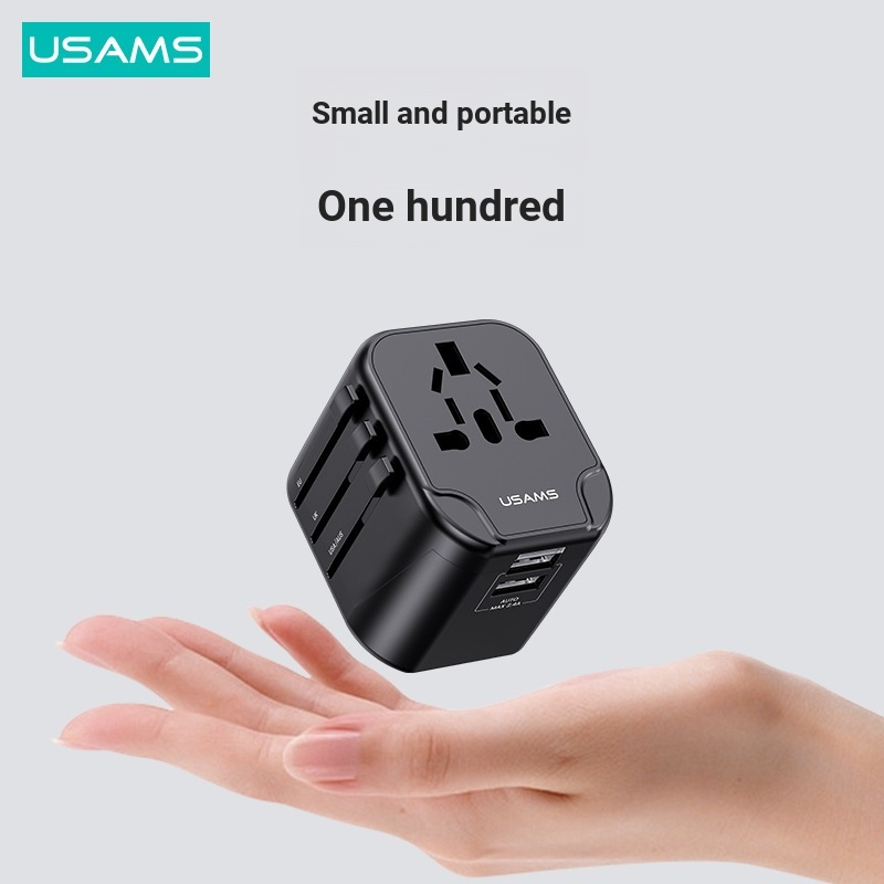 USAMS Travel Plug Multifunctional to Global Pass Socket USB Conversion ...