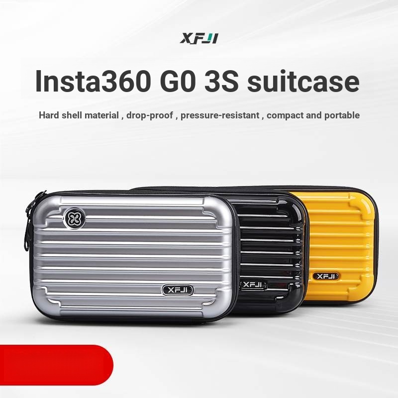 X XFJI Suitable for Shadowstone Insta360 GO 3S Storage Bag Hard Shell ...