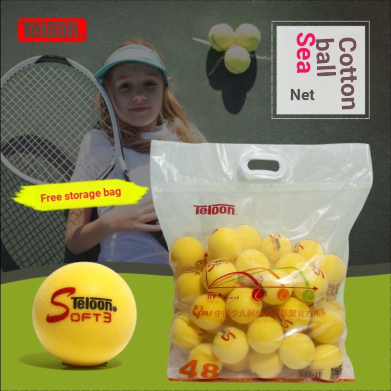 Teloon Strawlong Sponge Tennis foam Ball Juvenile CTeloon Children