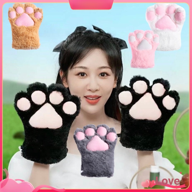 Plush Cat Claw Cosplay Catwoman Cute Thing Large Thick Plush Bear Paw Cute Cartoon Bear Claw