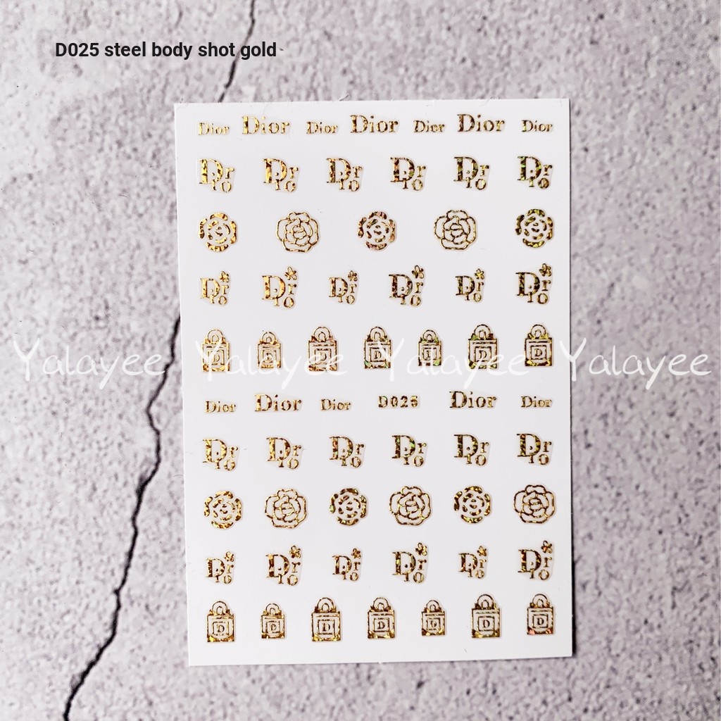 Yalayee [Nail Sticker] の Dior Laser Series Sticker Adhesive Sticker