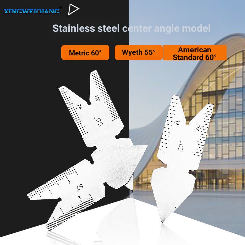 Stainless Steel Center Angle Ruler Model Three-Piece Set Center Gauge ...