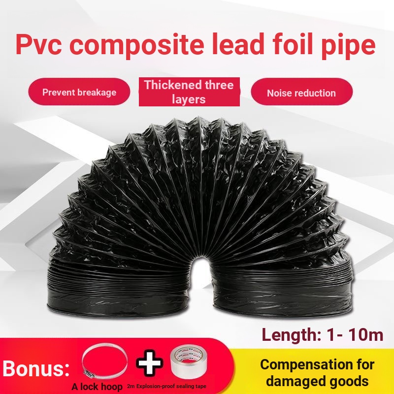 Kitchen Range Hood Exhaust Pipe Aluminum Foil Exhaust Pipe PVC