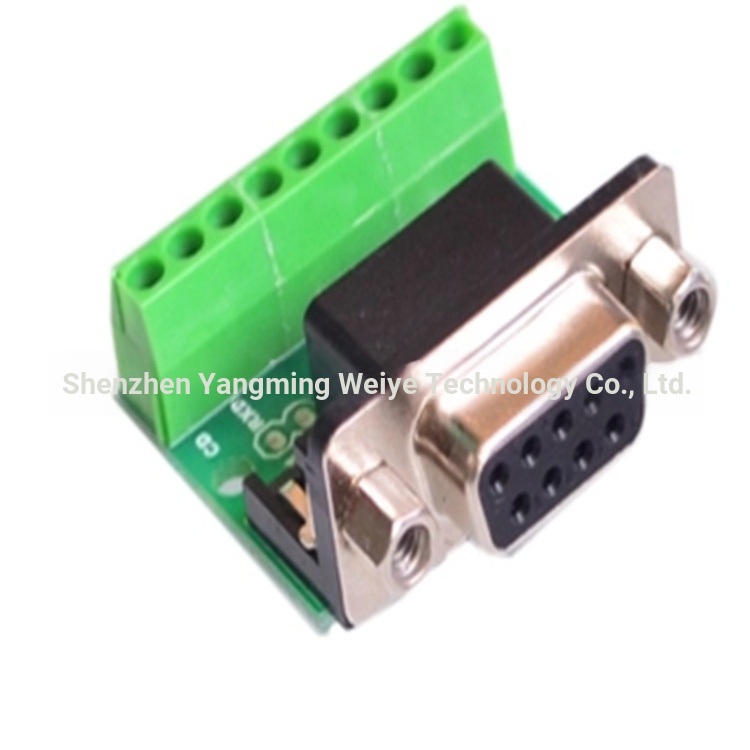 Db9 Terminal Female Adapter Screw Terminal 9 Pin 9 Hole RS232 RS485