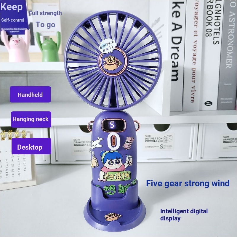 Fan Early Days Rich Granny Small Fan Fivespeed Smart USB Desktop