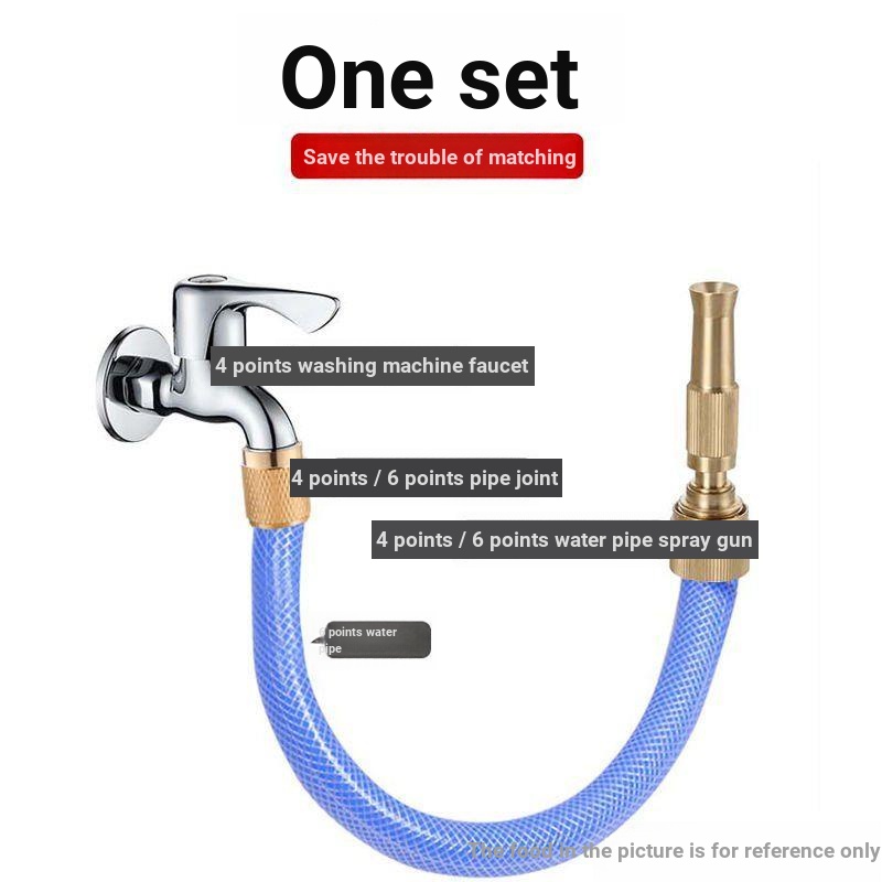 Faucet Universal Joint All Copper High Pressure Car Wash Water Gun