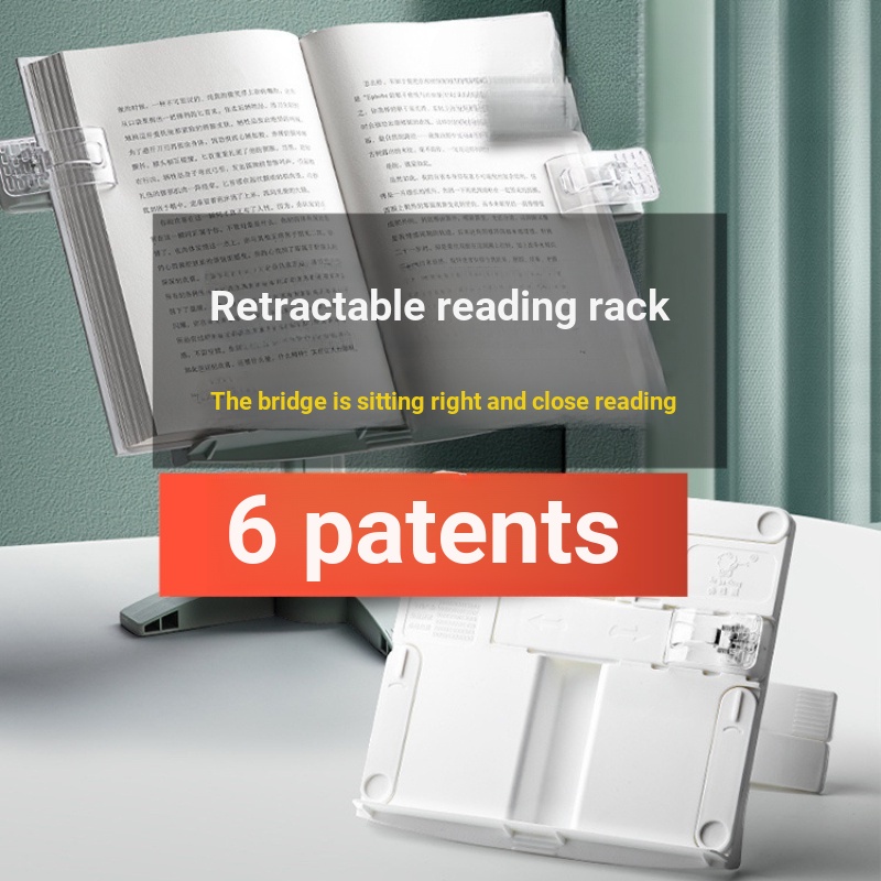 Multifunctional Reading Rack Liftable Thick Book Available Bookshelf ...