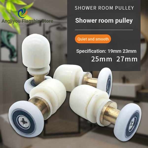 Shower Room Pulley Oldfashioned Arc Bathroom Glass Door Sliding Door