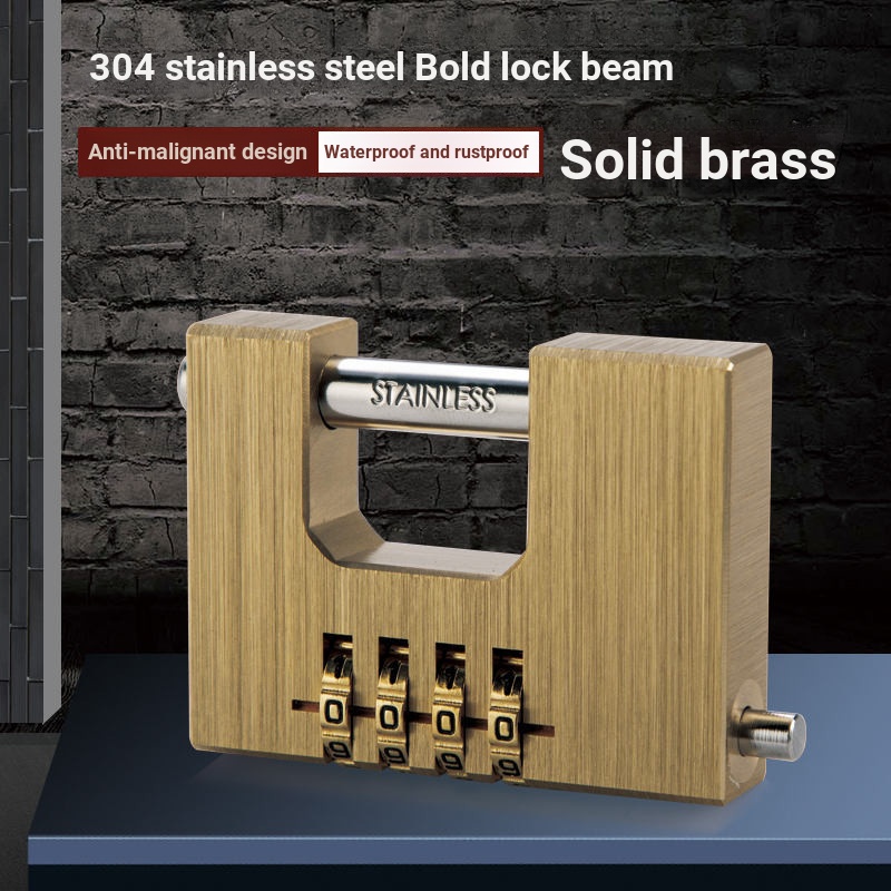 Mechanical Combination Lock Large Outdoor Waterproof Rust-Proof Solid ...