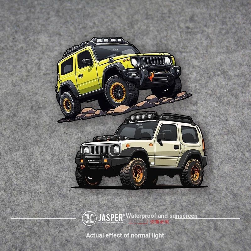 Suitable for Jimny Return Classic Off-Road Modified Cartoon Reflective ...