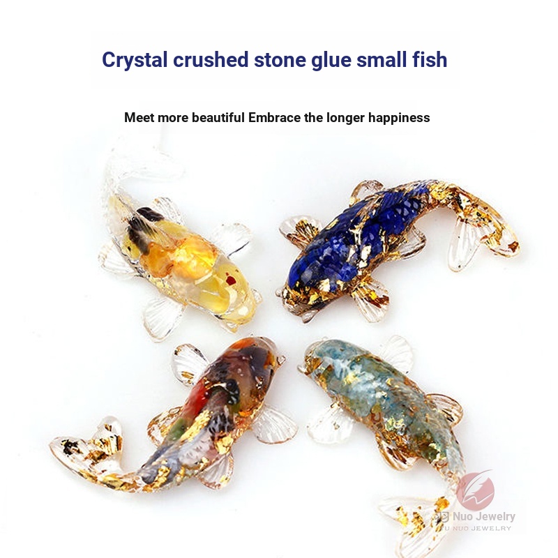 Small Fish Jewelry Good Luck Koi Lucky Small Fish Ornaments Natural ...