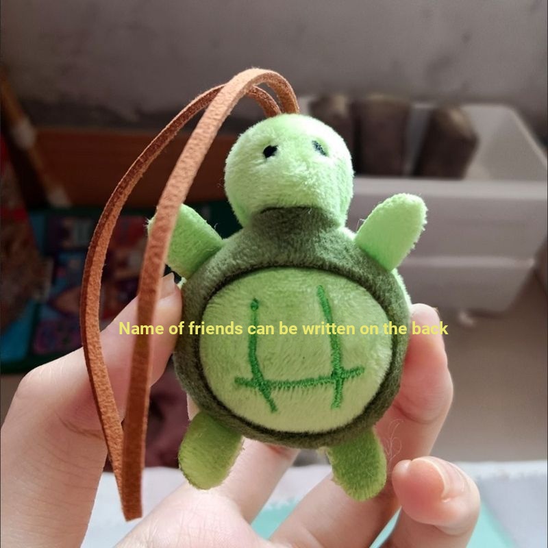 Turtle Doll Cute Mini Turtle Name Tag Pendant Schoolbag Doll Plush ...