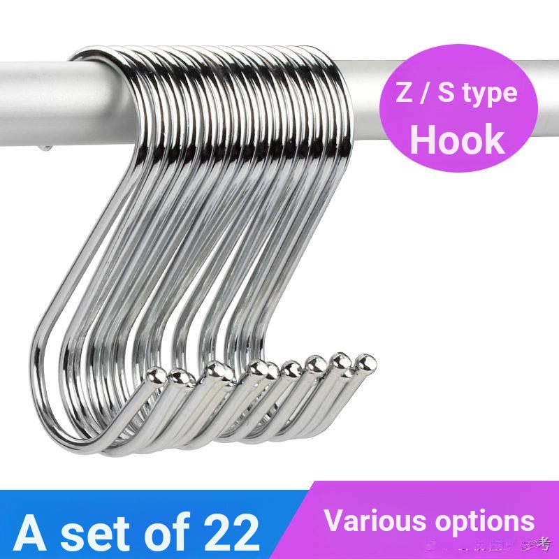 [S-Shaped Hook] [Necessary for Good Things] Household Handy Tool [30/10 ...