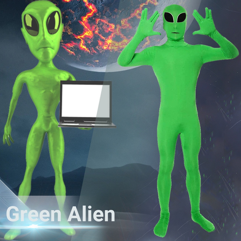 ET Skirt Alien Bodysuit ccosplay Costume Halloween Cosplay Stage ...