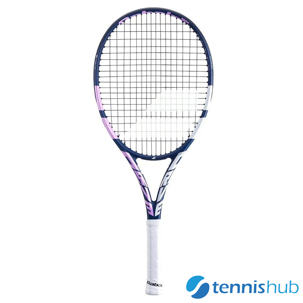 Babolat Pure Drive 25 Pink Junior Tennis Racket (Pre-Strung by factory ...