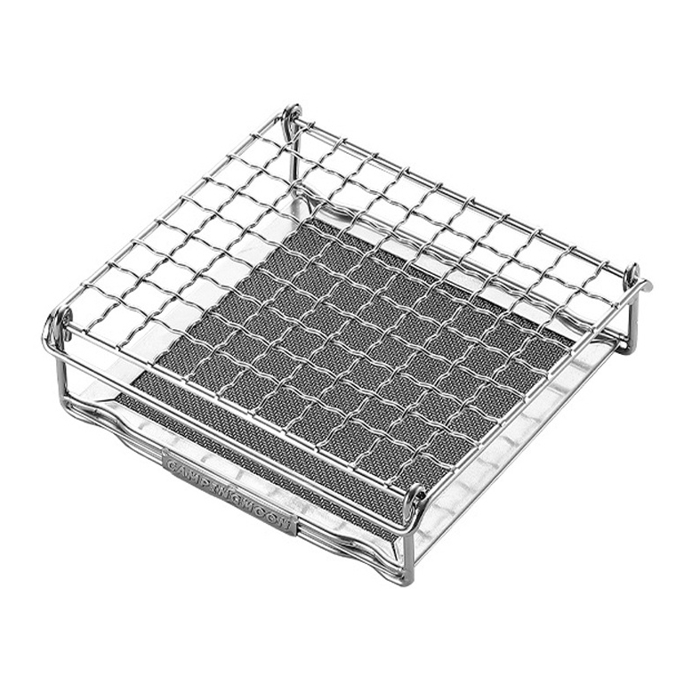[Lixada Mall] Portable StoveTop Grill Net Mini Foldable Furnace Grill ...