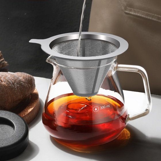 Coffee Strainer Ultra-fine Encryption Stainless Steel Coffee Filter ...