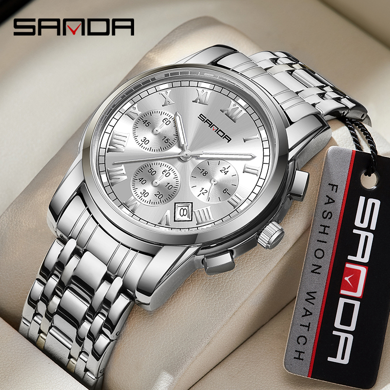 New 2023 SANDA Top Brand Luxury Men's Watches Waterproof Fashion