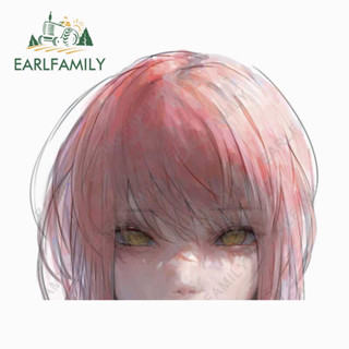 EARLFAMILY 5.1” Senpai Makima Fanart Car Sticker Anime Chainsaw Man Waifu  Decals