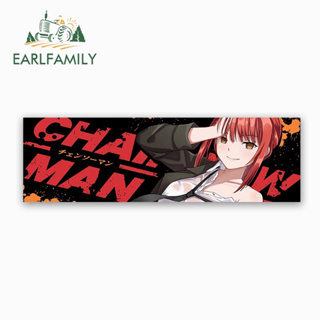 EARLFAMILY 5.1” Senpai Makima Fanart Car Sticker Anime Chainsaw Man Waifu  Decals