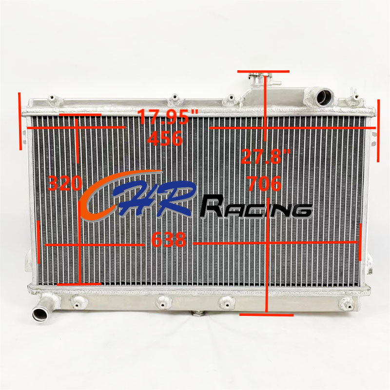 Aluminum Radiator for Mazda MX-5 Miata MX5 1990-1997 90 91 92 93 94 95 ...