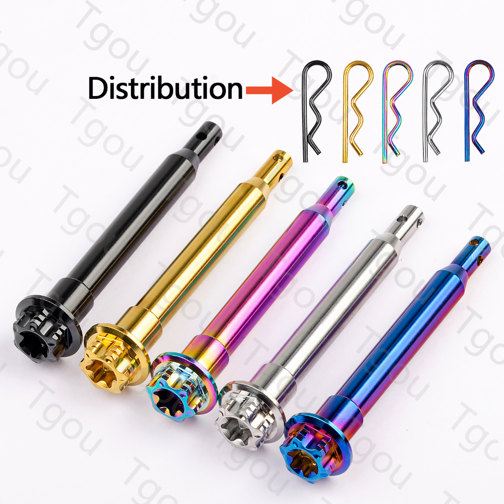 Tgou Titanium Bolt Pad Pin Housing Motorcycle Front Rear Disc Brake