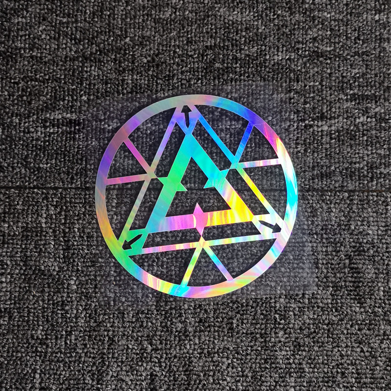 Car Stickers Iron Man Arc Reactor Marvel Avengers Reflective Decals For ...