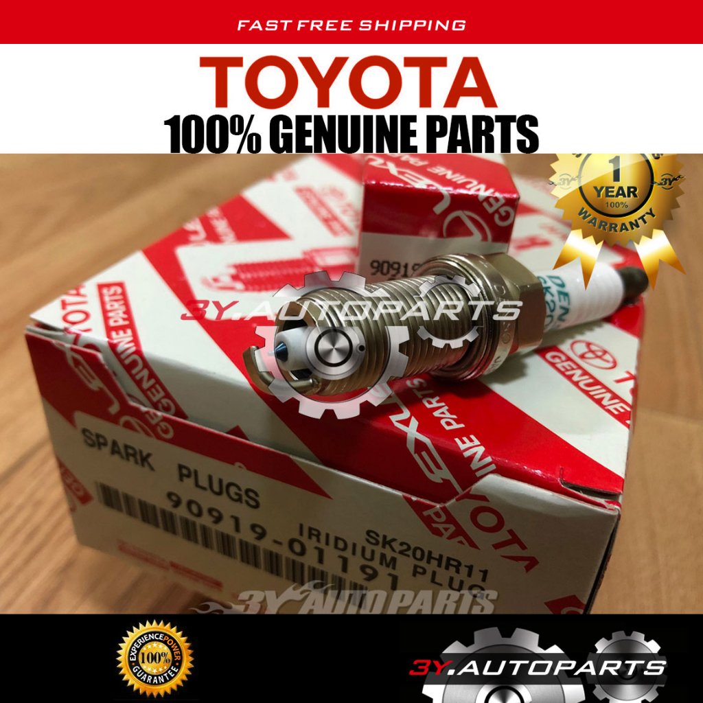 Genuine New Denso SK20HR11 90919-01191 (4pcs) IRIDIUM Spark Plug For ...