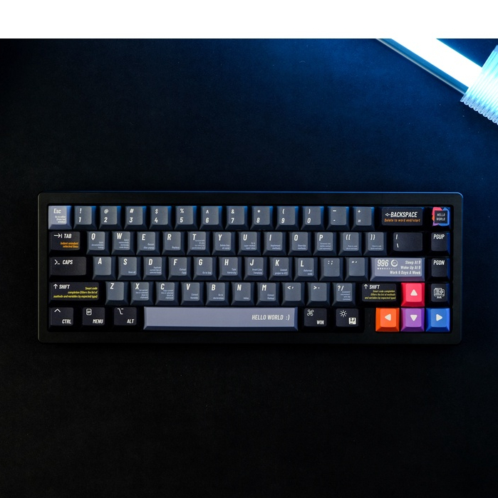GMK Programmer Keycap, 129 Keys PBT Keycaps Cherry Profile DYE-SUB ...